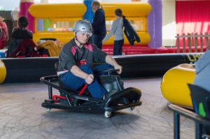 Course de karting connecté
